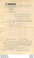 REIMS L'UNION JOURNAL LE PLUS FORT TIRAGE DE LA REGION ANNONCE POUR AUTO DYNA - 1950 - ...
