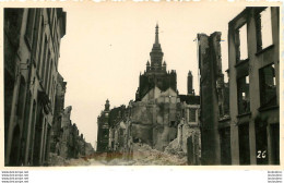 DUNKERQUE RUE EMMERY 1940 PHOTO ORIGINALE J. LOSFELD MALO LES BAINS FORMAT 11 X 6.50 CM - Guerra, Militares