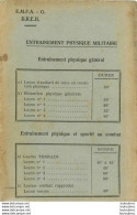 ENTRAINEMENT PHYSIQUE MILITAIRE AVEC SES 14 FICHES INTERIEURES - Andere & Zonder Classificatie