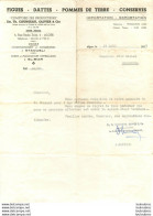 ALGER COMPTOIRS DES PRODUCTEURS ETS TH. COURGEAU OLIVIER ET CIE COMMANDE DE 1955 - Otros & Sin Clasificación