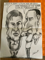 CARICATURA - SPORT - CALCIO - HUMOR  30x40 - Sports