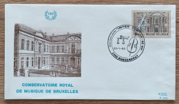 Belgique - FDC 1982 - YT N°2034 - Conservatoire Royal De Musique De Bruxelles - 1981-1990