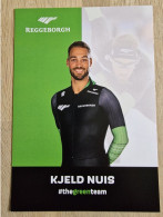 Card Kjeld Nuis - Team Reggeborgh - 2023-2024 - Ice Speed Skating Eisschnelllauf Patinage De Vitesse Schaatsen - Deportes De Invierno