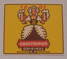 ETIQUETTE BIERE OBERTRUMER ORIGINAL - THEME FEMME - NEUVE - Cerveza