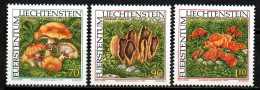 Liechtenstein 1997 - Mi.Nr. 1152 - 1154 - Postfrisch MNH - Pilze Mushrooms - Champignons