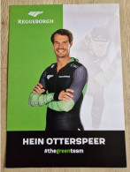 Card Hein Otterspeer - Team Reggeborgh - 2023-2024 - Ice Speed Skating Eisschnelllauf Patinage De Vitesse Schaatsen - Deportes De Invierno