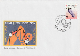 SCOUT SLOVENIA 2009 - FDC NEW DAY, NEW CHALLENGE. SPECIAL CANCEL MURSKA SOBOTA - Eslovenia