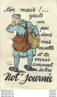 NOT'JOURNEE  CARTE A SYSTEME MILITARIA HUMOUR - Mechanical