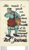 NOT'JOURNEE CARTE A SYSTEME MILITARIA HUMOUR - A Systèmes