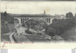 LUXEMBURG CARTE A SYSTEME - Luxemburg - Stadt