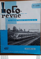 LOCO REVUE N°245 DE 1964 AMATEURS DE CHEMINS DE FER ET DE MODELISME PARFAIT ETAT - Trains