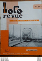 LOCO REVUE N°243  DE 1964 AMATEURS DE CHEMINS DE FER ET DE MODELISME PARFAIT ETAT - Eisenbahnen & Bahnwesen