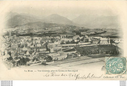 LA MURE VUE GENERALE PRISE DU COTEAU DE BEAUREGARD  EDIT ND VOYAGEE EN 1904 - La Mure