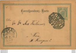 ENTIER POSTAL AUTRICHE WIEN  1901 - Brieven En Documenten