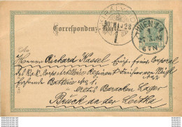 ENTIER POSTAL AUTRICHE 1902 VIENNE VINDOBONA H2 - Brieven En Documenten