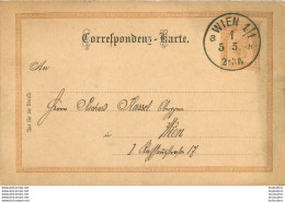 ENTIER POSTAL AUTRICHE 1899 VINDOBONA VIENNE T5 - Brieven En Documenten