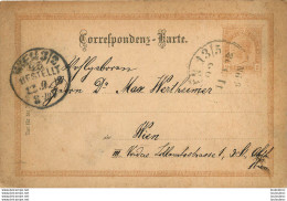 ENTIER POSTAL AUTRICHE 1898 - Brieven En Documenten