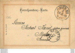 ENTIER POSTAL AUTRICHE 1897 VINDOBONA VIENNE R1 - Briefe U. Dokumente