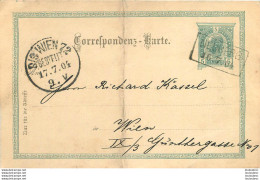 ENTIER POSTAL  AUTRICHE 1904 NEUBERG  ENVOI A RICHARD KASSEL - Autres & Non Classés