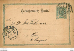 ENTIER POSTAL AUTRICHE 1901 VINDOBONA VIENNE - Brieven En Documenten