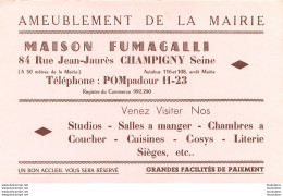 BUVARD MAISON FUMAGALLI AMEUBLEMENT DE LA MAIRIE A CHAMPIGNY SUR MARNE - Other & Unclassified