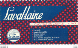BUVARD LAVABLAINE LA FINE FLEUR DES LAINAGES D'ALSACE - Other & Unclassified