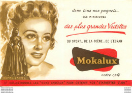 BUVARD  MOKALUX CAFE ET VEDETTE MARTINE CAROL - Coffee & Tea