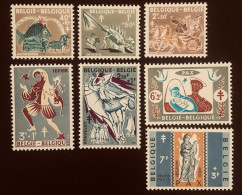 BELGICA  Belgique 1959  1114 - 1120 ** Antituberculeux - Folklore III - Unused Stamps