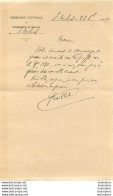 COMMISSION CANTONALE DES DOMMAGES DE GUERRE DE SAINT MIHIEL 08/1919 COURRIER ADRESSE AU CAPITAINE BRUCHE - 1914-18