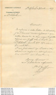 COMMISSION CANTONALE DES DOMMAGES DE GUERRE DE SAINT MIHIEL 10/1919 COURRIER ADRESSE AU CAPITAINE BRUCHE - 1914-18