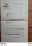 LA SIDI BRAHIM 01/1927 L'AMICALE DES ANCIENS CHASSEURS A PIED ET ALPINS 1926  LIVRET DE 8 PAGES - Documentos