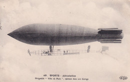 AVIATION(DIRIGEABLE VILLE DE PARIS) - Airships