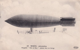 AVIATION(DIRIGEABLE VILLE DE PARIS) - Zeppeline
