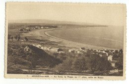 66/CPA - Argelès Sur Mer - Au Fond La Plage Au 1er Plan, Celle Du Racou - Argeles Sur Mer