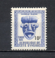 COTE D'IVOIRE TAXE  N° 22    NEUF SANS CHARNIERE COTE 1.00€    MASQUE ART - Côte D'Ivoire (1960-...)