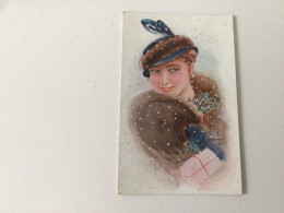 Carte Postale Ancienne Portrait De Femme « ERKAL » Nr. 306/6 Eischt De Naam « VEKA » Voor Uw TOFFEE - 1900-1949