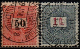 HONGRIE 1898-9 O DENT 12x11.5 - Gebruikt