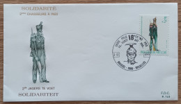 Belgique - FDC 1983 - YT N°2108 - Uniformes Militaires / Chasseurs à Pied - 1981-1990