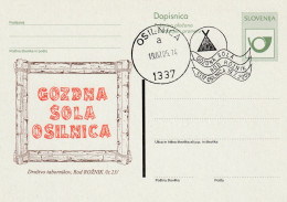 SCOUT SLOVENIA 2005 - POSTCARD FORESTRY SCHOOL. SPECIAL CANCEL OSILNICA - Eslovenia