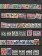 AFRIQUE DU SUD-89 TRES BEAUX TIMBRES OBLITERES DONT 7 PAS DE VALEUR -RARE +82 ET VALEURS-PAS EMINCES-DEPUIS 1913-3 SCAN - Usati