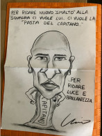 CARICATURA - SPORT - CALCIO - HUMOR  30x40 - Deportes