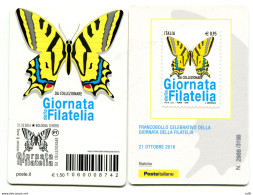 Tessera Filatelica Giornata Della Filatelia 2016 - Paquetes De Presentación