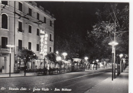 VENEZIA LIDO-GRAN VIALE-BAR MILANO- CARTOLINA VERA FOTOGRAFIA NON VIAGGIATA 1952-1958 - Venezia