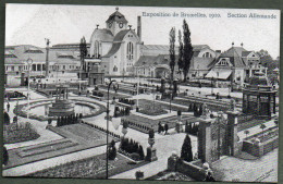 BELGIQUE -  BRUXELLES - Exposition De 1910 - Section Allemande - Weltausstellungen
