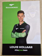 Card Louis Hollaar - Team Reggeborgh - 2023-2024 - Ice Speed Skating Eisschnelllauf Patinage De Vitesse Schaatsen - Wintersport