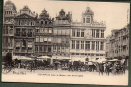 BELGIQUE -  BRUXELLES - Grand'Place Avec La Maison Des Boulangers - Marchés