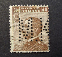 Italia - Italy - 1906 -  Perfin - Lochung -  M.K -   Moroni E Keller - Venezia  -  Cancelled - Usados
