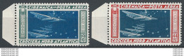 1933 Cirenaica Crociera Balbo Aerea MNH Sassone N. 18/19 - Autres & Non Classés