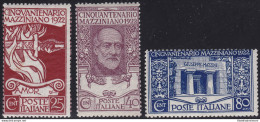 1922 Regno Di Italia, N° 128/130 Serie Di 3 Valori MNH/** - Sonstige & Ohne Zuordnung