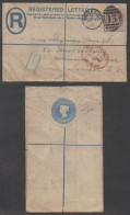 AMBLESIDE - GB - UK / 1886 ENTIER POSTAL RECOMMMANDE POUR LONDRES - Luftpost & Aerogramme